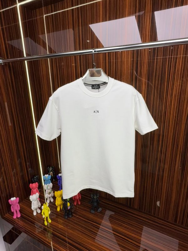 A|X Bisiklet Yaka Tshirt /Beyaz