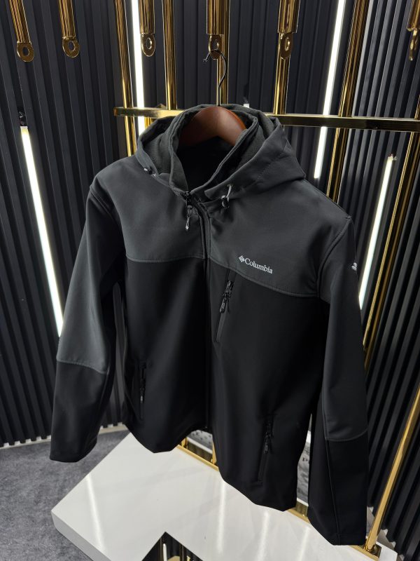Softshell CLMB Gri/Siyah Mont – Battal Beden - Görsel 2