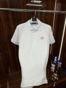 HRMS Polo Yaka Örme Triko Tshirt /Beyaz