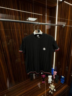 MNCLR Örme Triko Tshirt /Siyah