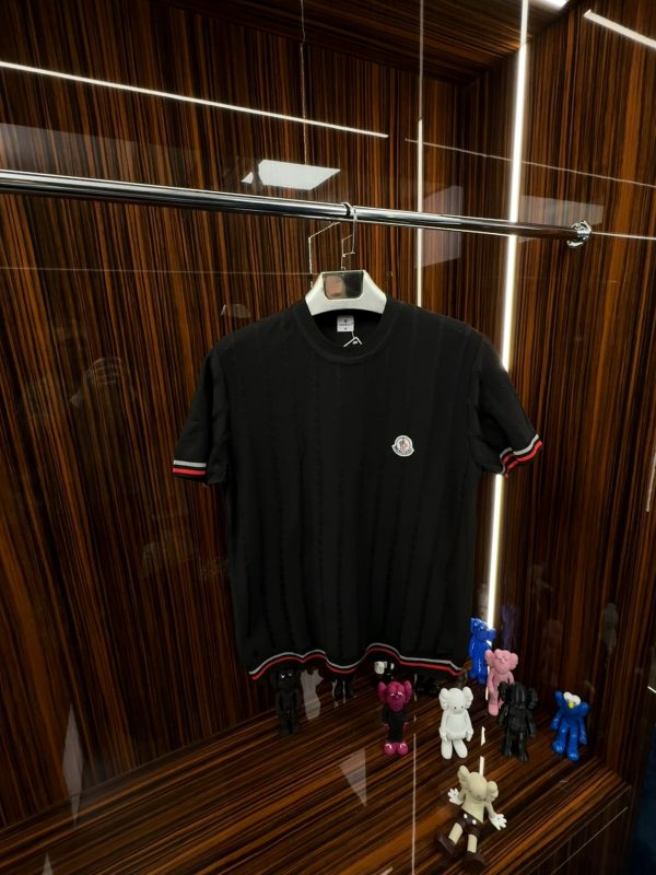 MNCLR Örme Triko Tshirt /Siyah