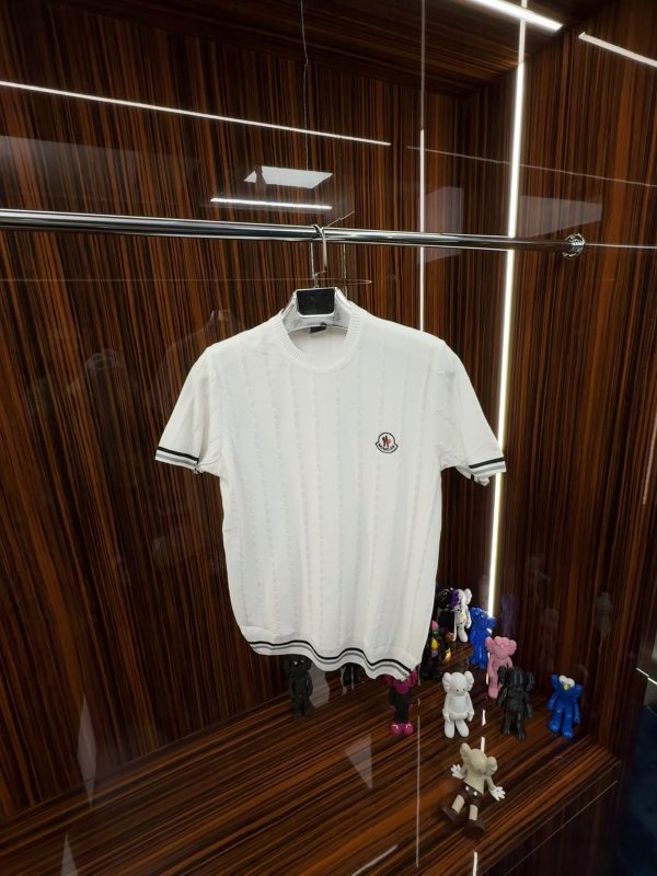 MNCLR Örme Triko Tshirt /Beyaz