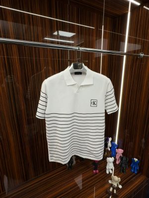 CK Örme Triko Tshirt /Beyaz - XL