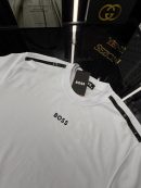 BSS Bisiklet Yaka Tshirt /Beyaz