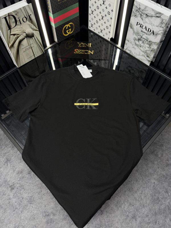 CK Bisiklet Yaka Tshirt /Siyah