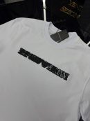 EA Bisiklet Yaka Tshirt /Beyaz