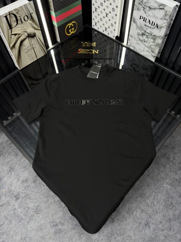 EA Bisiklet Yaka Tshirt /Siyah