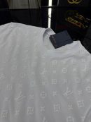 LV Bisiklet Yaka Tshirt /Beyaz
