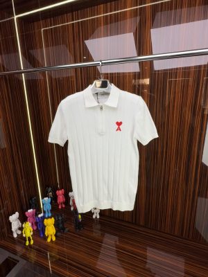 AMİ Polo Yaka Tshirt /Beyaz