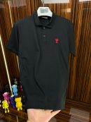 AMİ Pike Kumaş Tshirt /Siyah