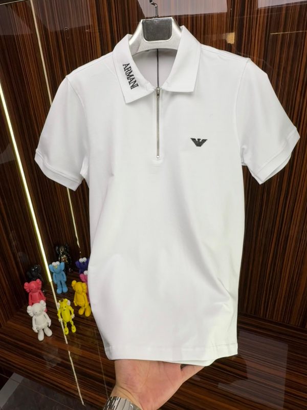 ARMN Polo Yaka Tshirt /Beyaz - Görsel 2