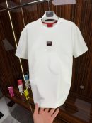 HG Bisiklet Yaka Tshirt /Beyaz