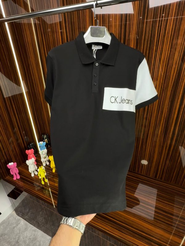 CK Polo Yaka Tshirt /Siyah - Görsel 2