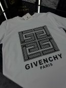 GVNCHY Beyaz Bisiklet Yaka Tshirt