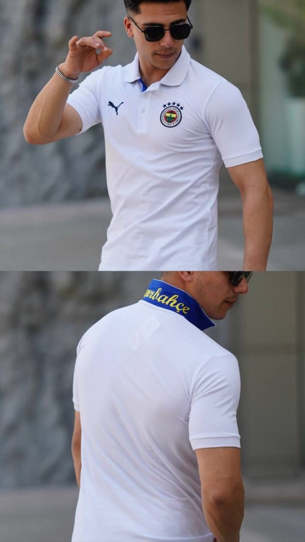 FB Polo Yaka Tshirt /Beyaz (Kopya)