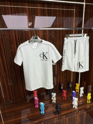 CK Kısa Kollu Takım /Beyaz