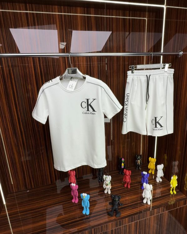 CK Kısa Kollu Takım /Beyaz