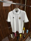 F-B Polo Yaka Tişört /Beyaz