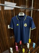 F-B Polo Yaka Tişört /Mavi