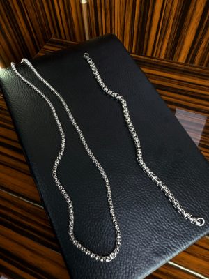 Çelik Kolye Bileklik Set 013