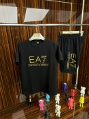 EA7 Kısa Kollu Takım /Siyah