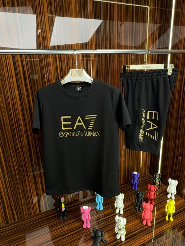 EA7 Kısa Kollu Takım /Siyah