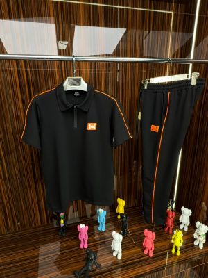 HRMS Polo Yaka Kısa Kollu Takım /Siyah