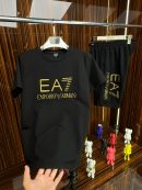EA7 Kısa Kollu Takım /Siyah