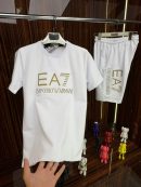 EA7 Kısa Kollu Takım /Beyaz