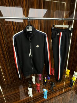 MNCLR K-B Şeritli Eşofman Takımı /Siyah