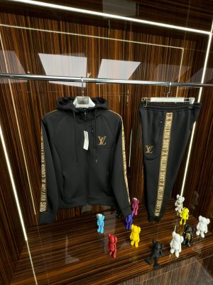 LV Kapüşonlu Takım /Siyah