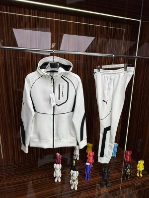 PM Kapüşonlu Eşofman Takımı /Beyaz